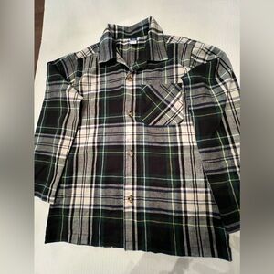 OLD NAVY UNISEX FLANNELSHIRT. SIZE L (10-12)
NAVY/BLACK/GREEN/YELLOW/WHITE